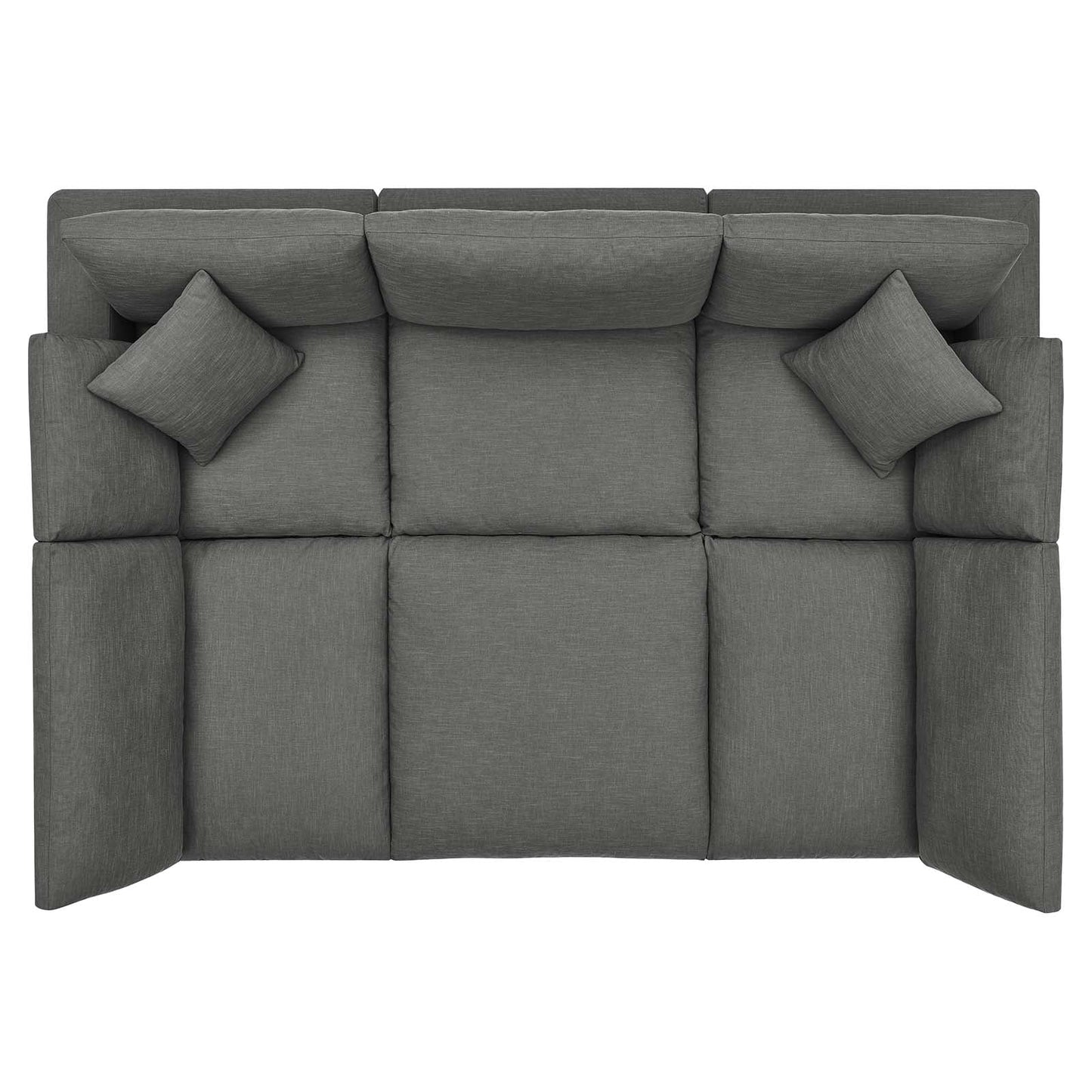 Commix 6-Piece Down Filled Overstuffed Sectional Sofa by Modway