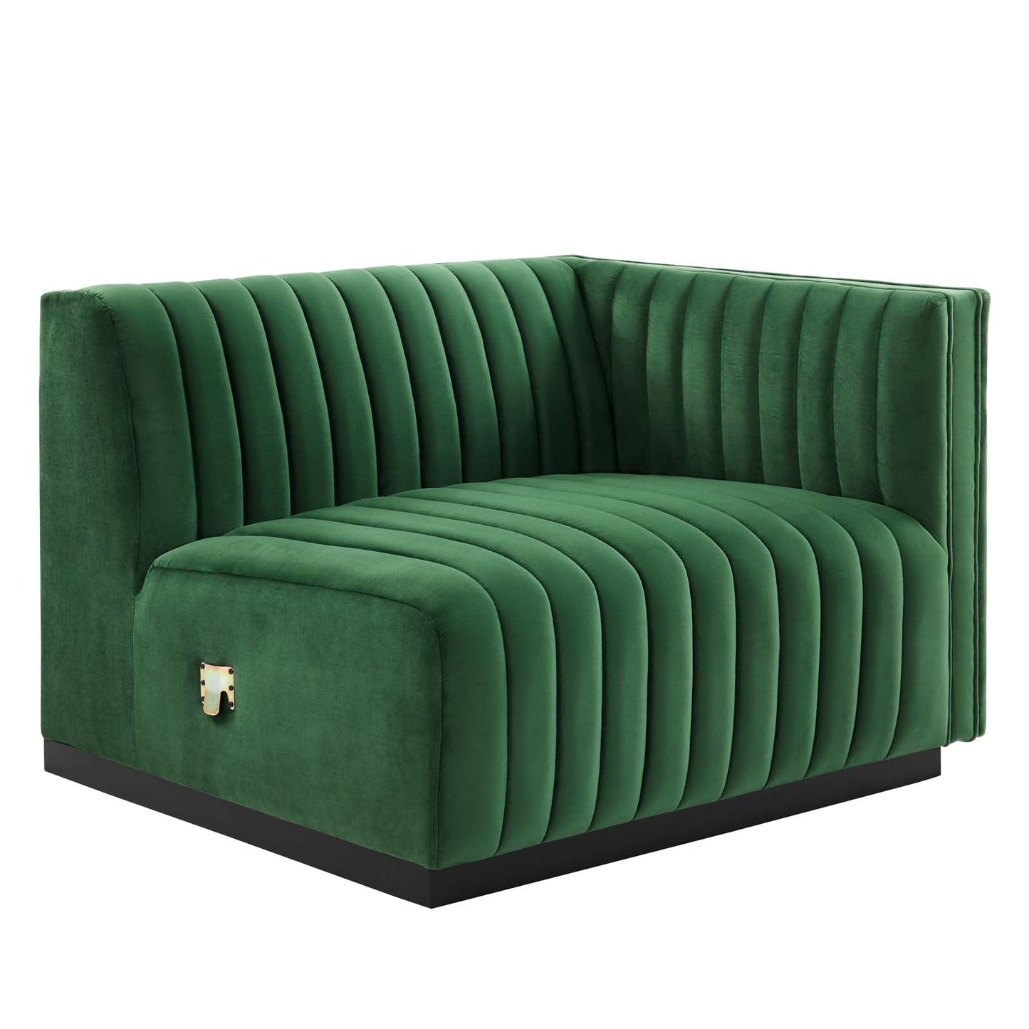 Conjure 4-Piece Channel Tufted Performance Velvet Sofa by Modway