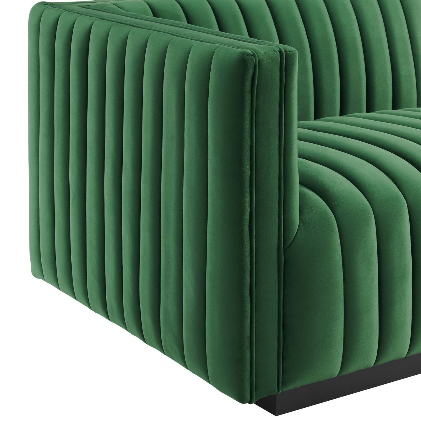 Conjure 4-Piece Channel Tufted Performance Velvet Sofa by Modway