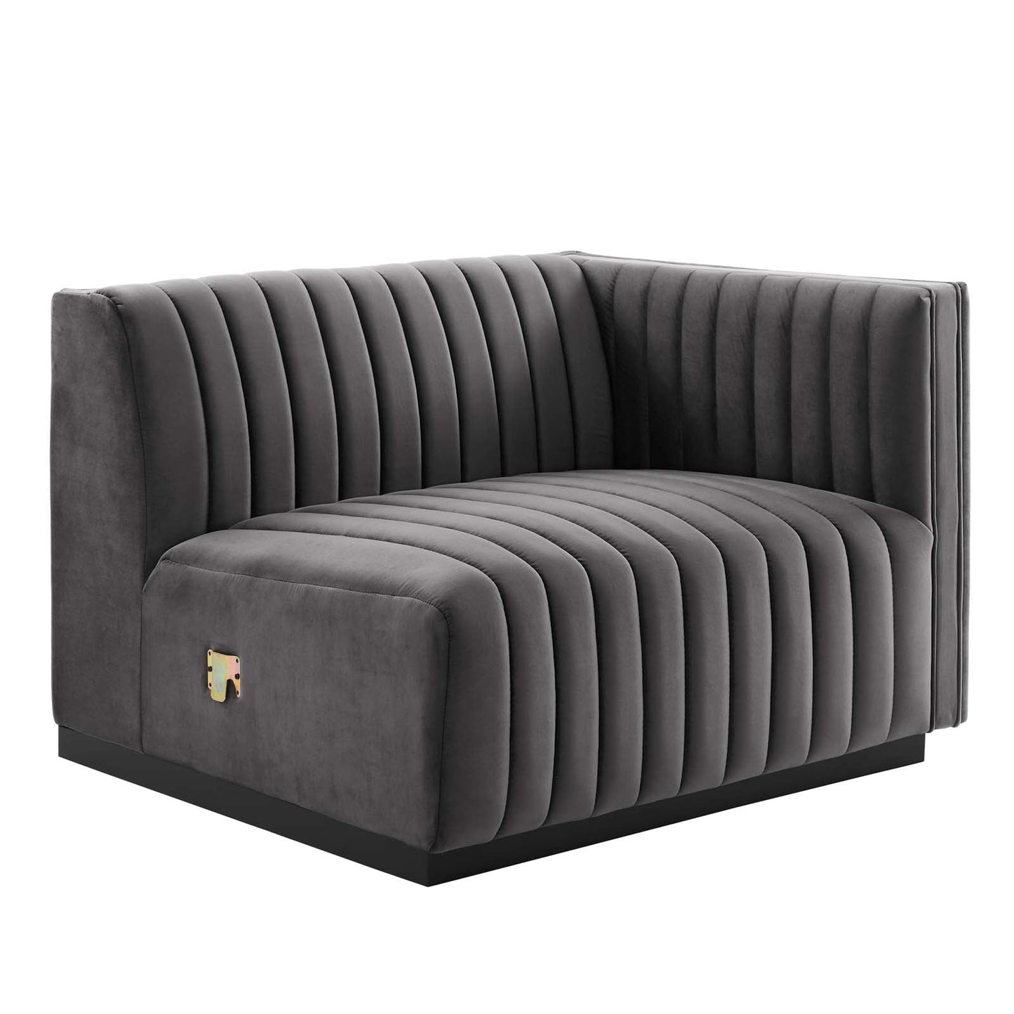 Conjure 4-Piece Channel Tufted Performance Velvet Sofa by Modway