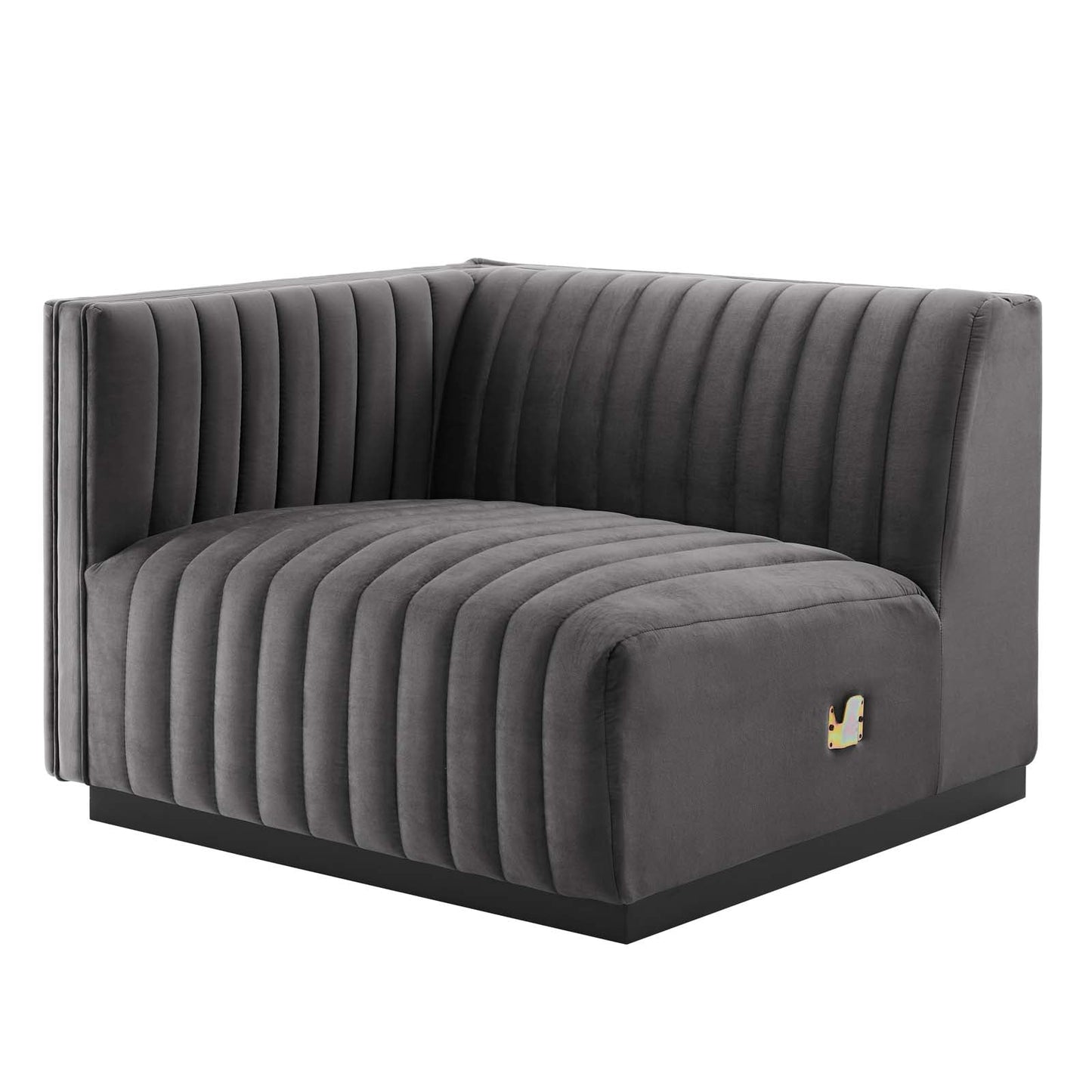 Conjure 4-Piece Channel Tufted Performance Velvet Sofa by Modway