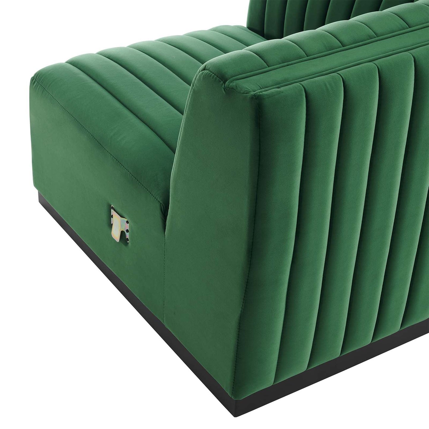 Conjure 5-Piece Channel Tufted Performance Velvet Sectional by Modway