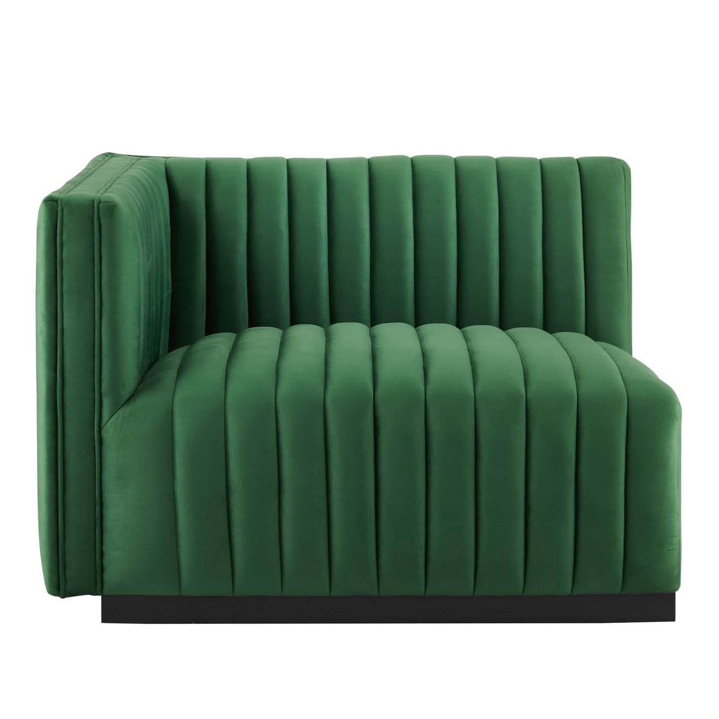 Conjure 5-Piece Channel Tufted Performance Velvet Sectional by Modway
