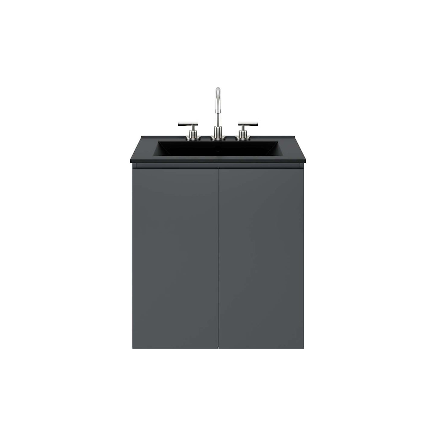 Bryn 24" Wall-Mount Bathroom Vanity by Modway