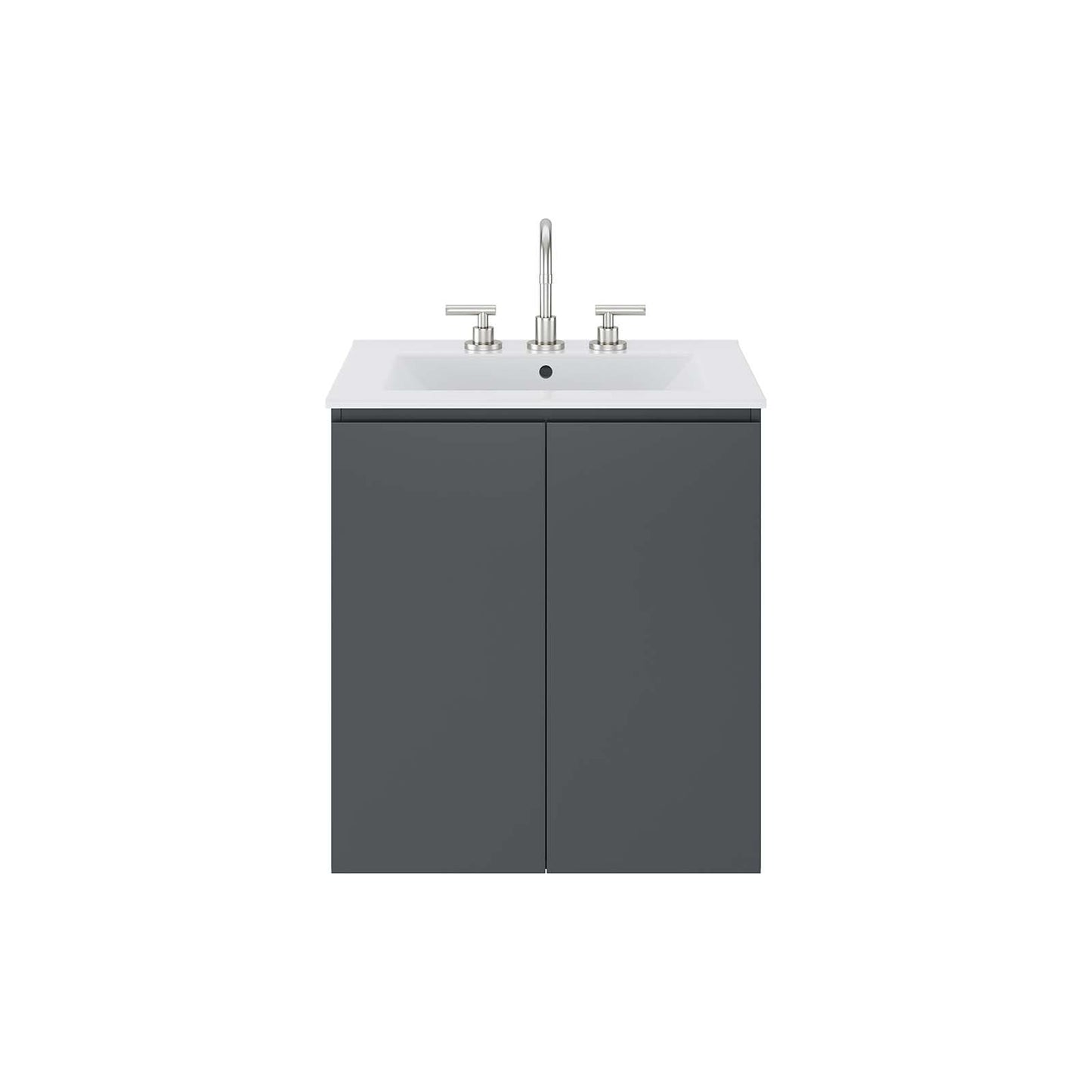 Bryn 24" Wall-Mount Bathroom Vanity by Modway