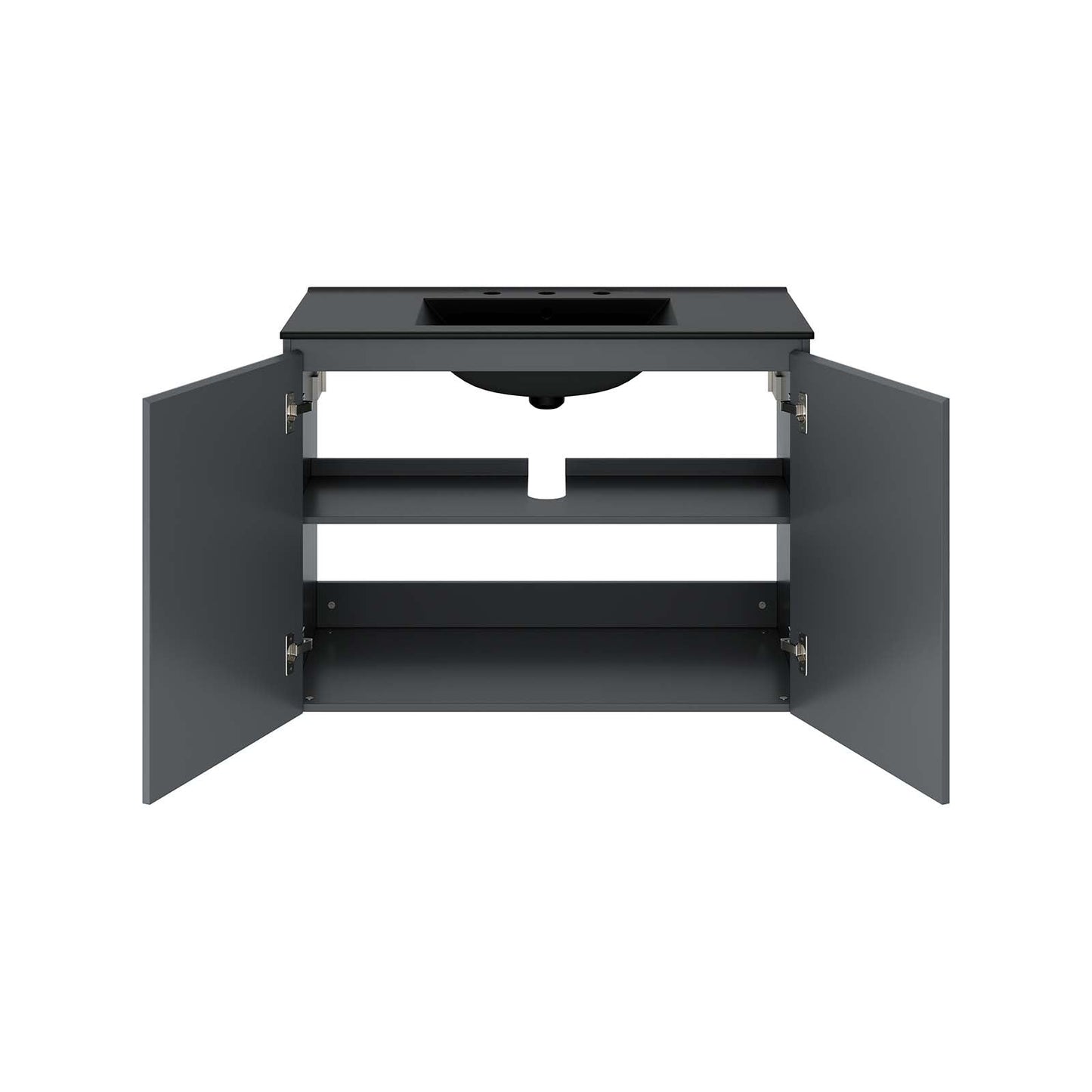Bryn 36" Wall-Mount Bathroom Vanity by Modway