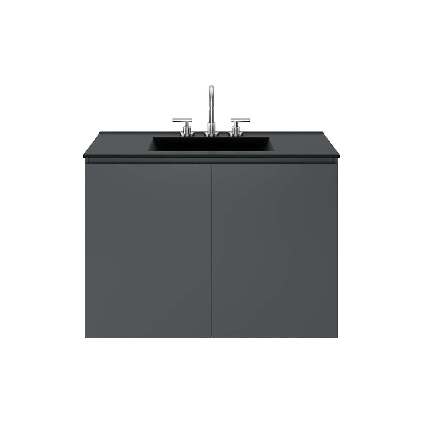 Bryn 36" Wall-Mount Bathroom Vanity by Modway