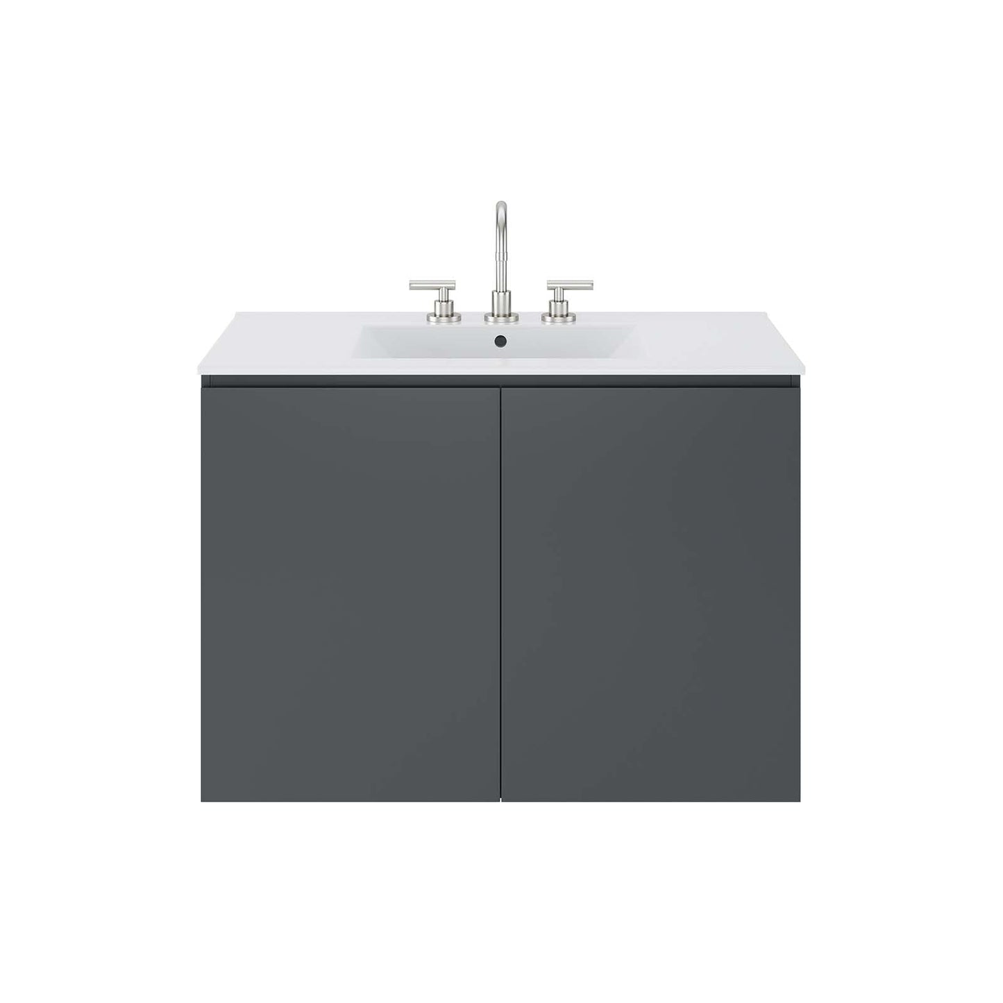 Bryn 36" Wall-Mount Bathroom Vanity by Modway