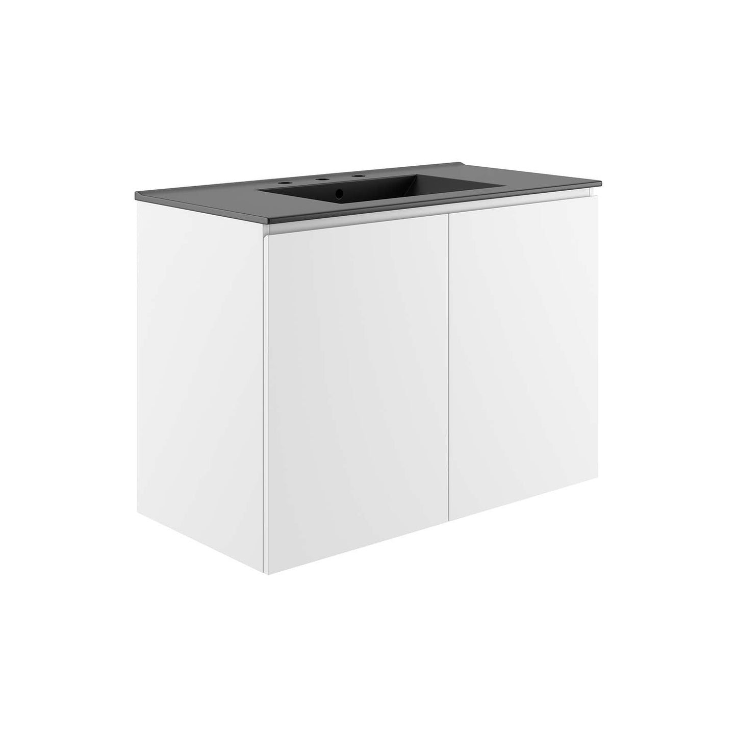 Bryn 36" Wall-Mount Bathroom Vanity by Modway