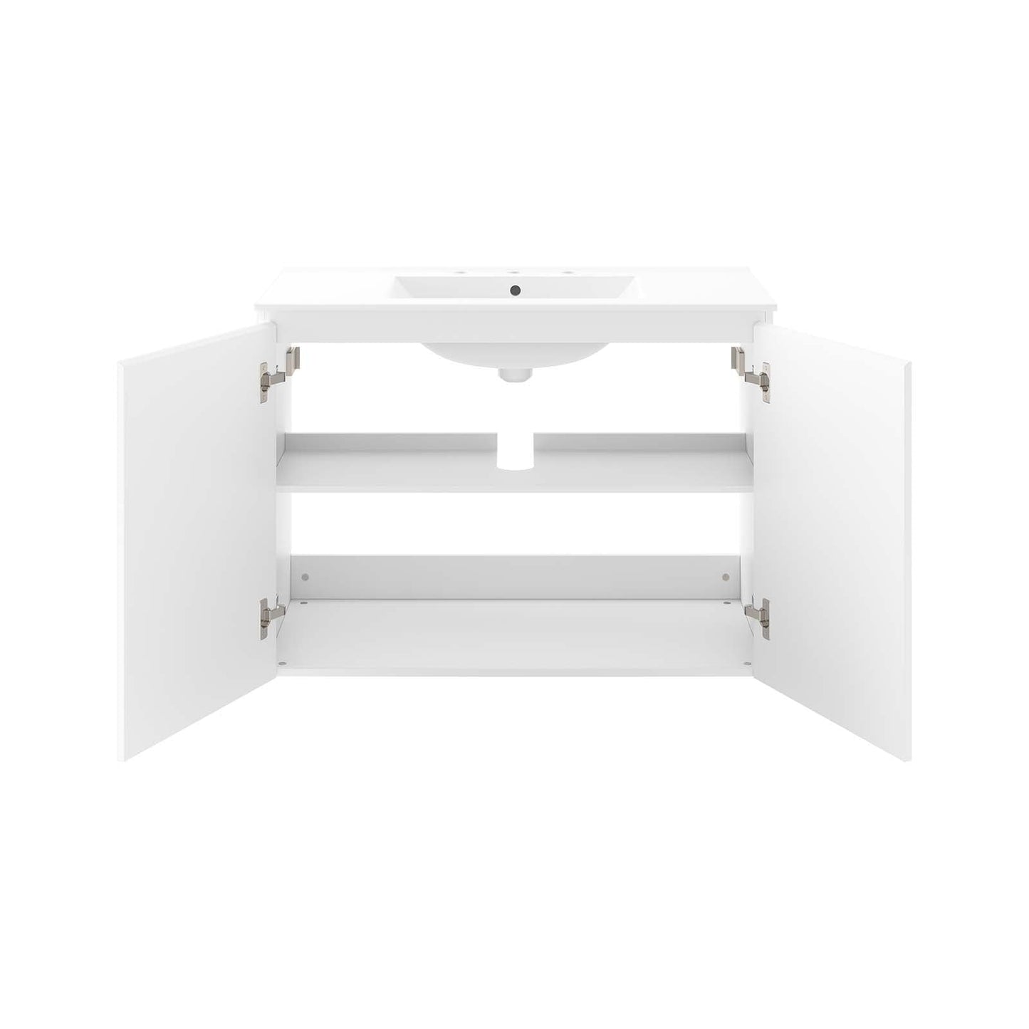 Bryn 36" Wall-Mount Bathroom Vanity by Modway
