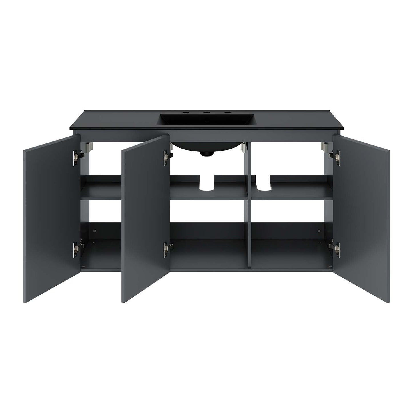 Bryn 48" Wall-Mount Bathroom Vanity by Modway