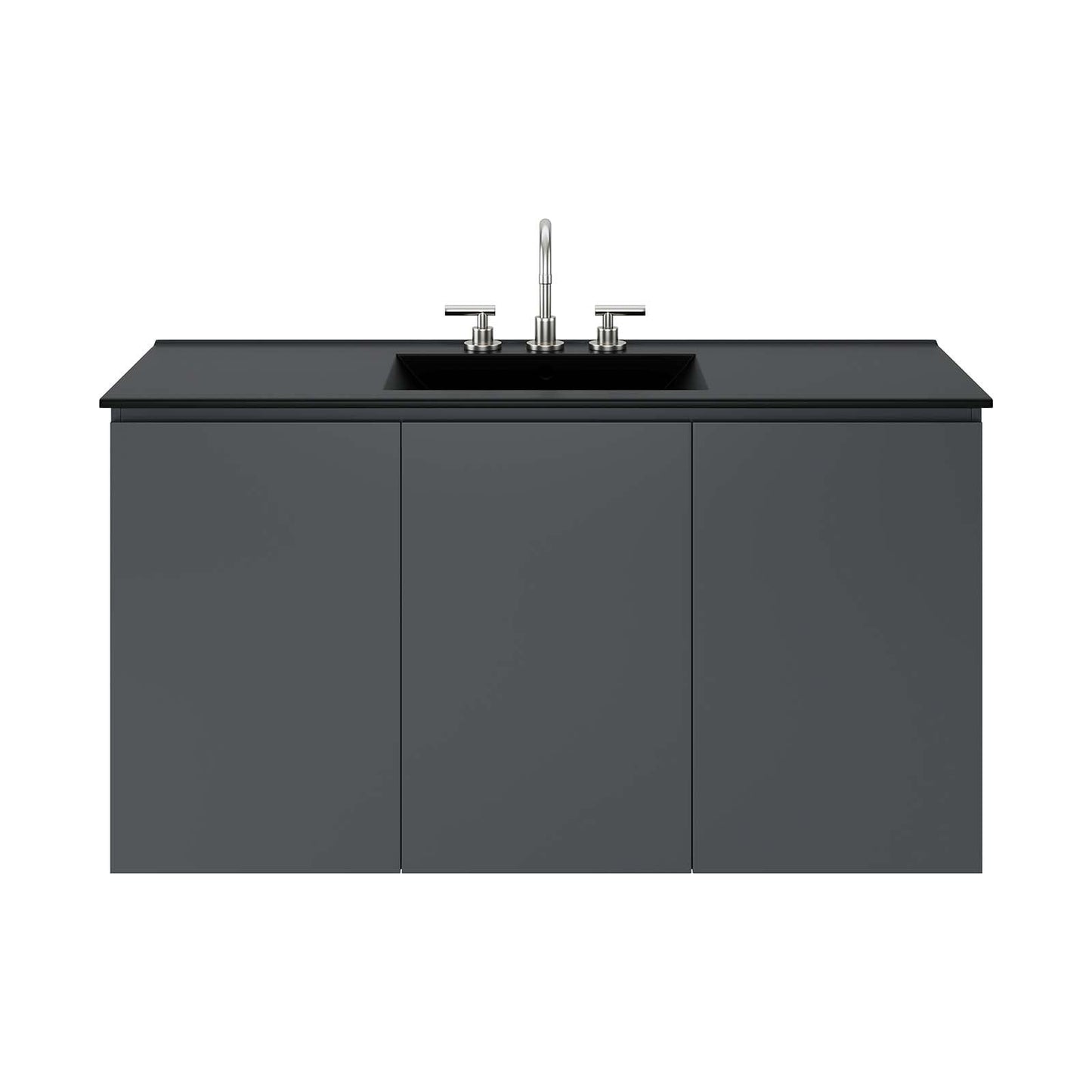 Bryn 48" Wall-Mount Bathroom Vanity by Modway