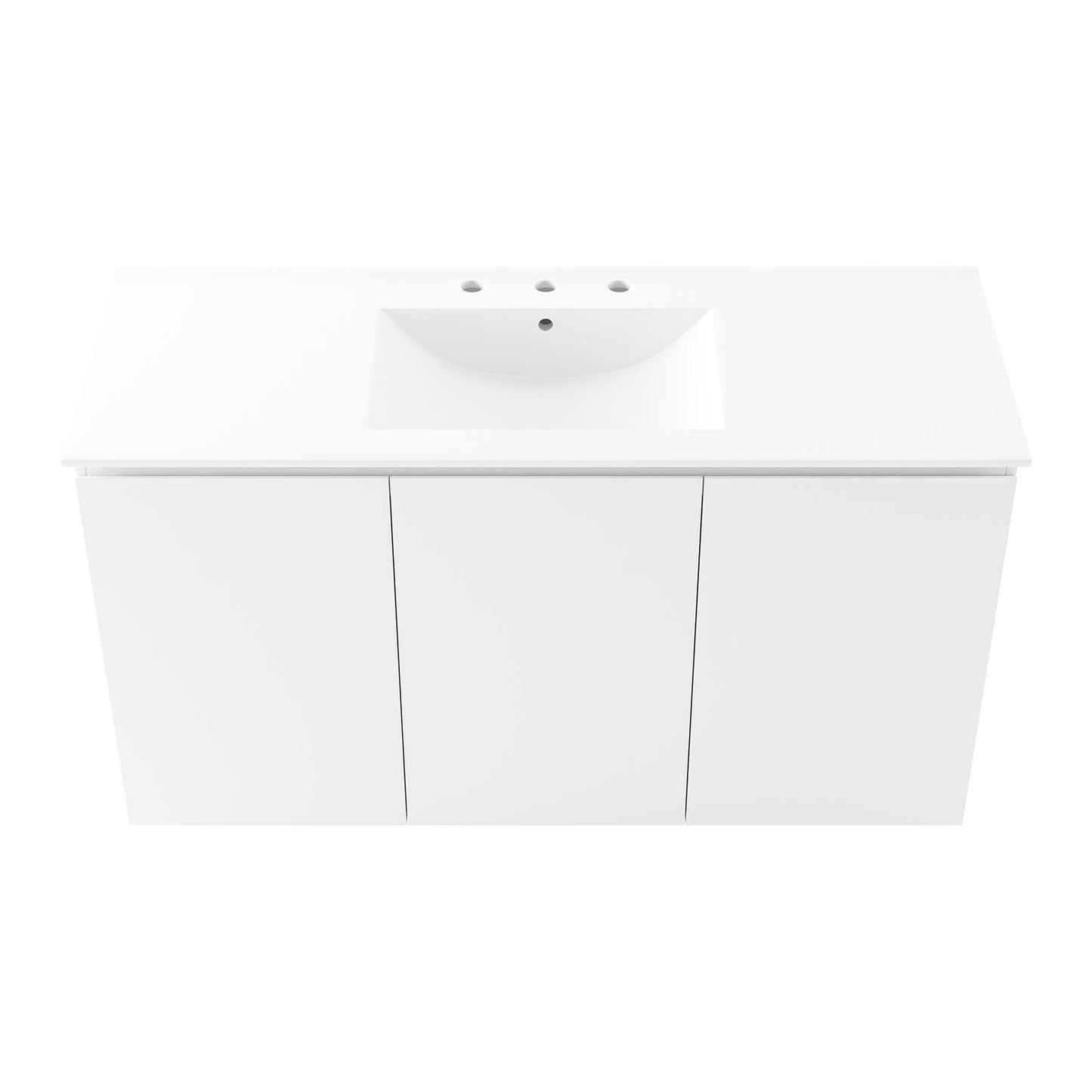 Bryn 48" Wall-Mount Bathroom Vanity by Modway
