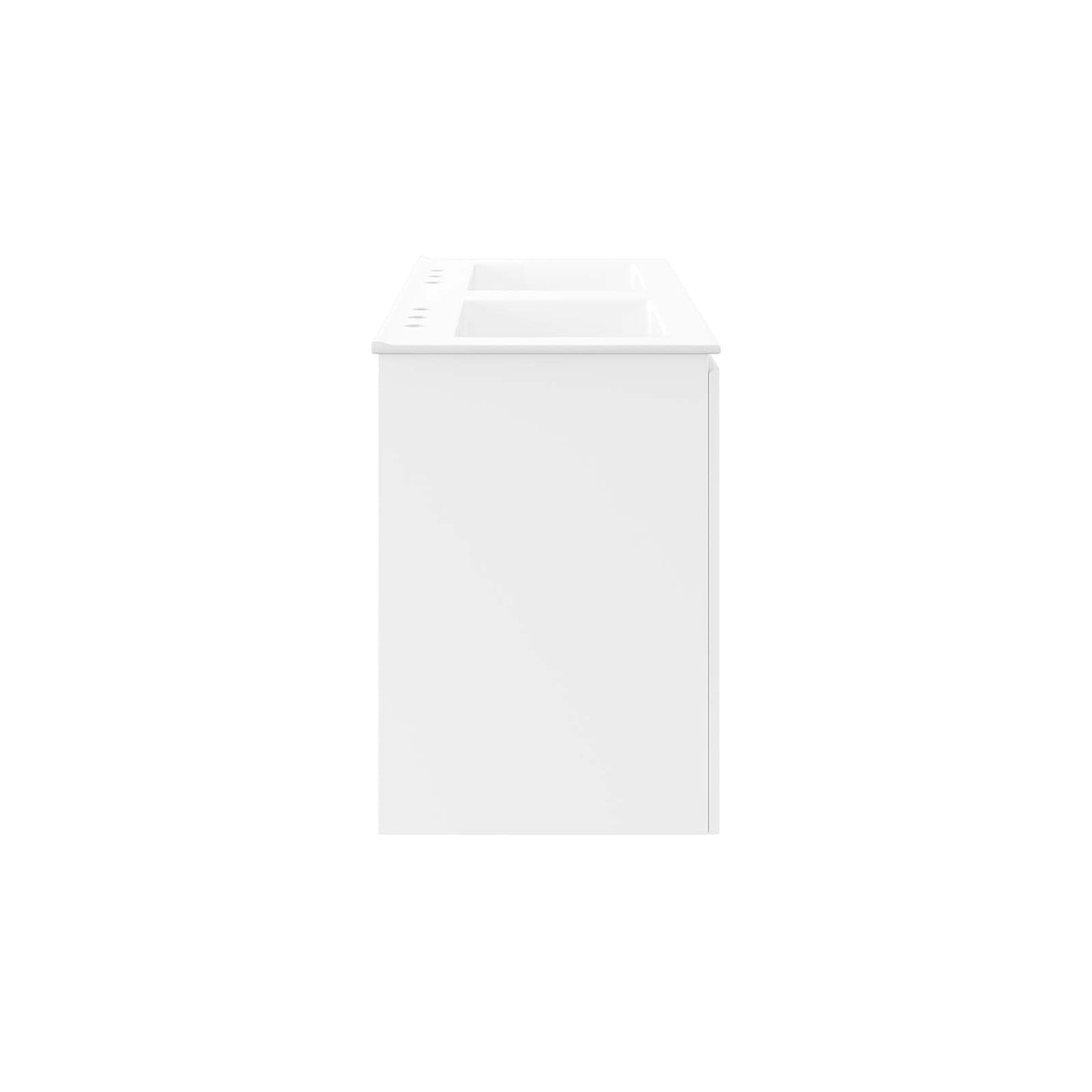 Bryn 48" Wall-Mount Double Sink Bathroom Vanity by Modway