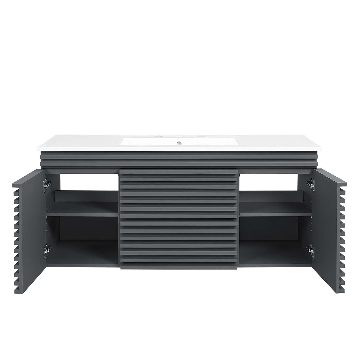 Render 48" Wall-Mount Bathroom Vanity by Modway