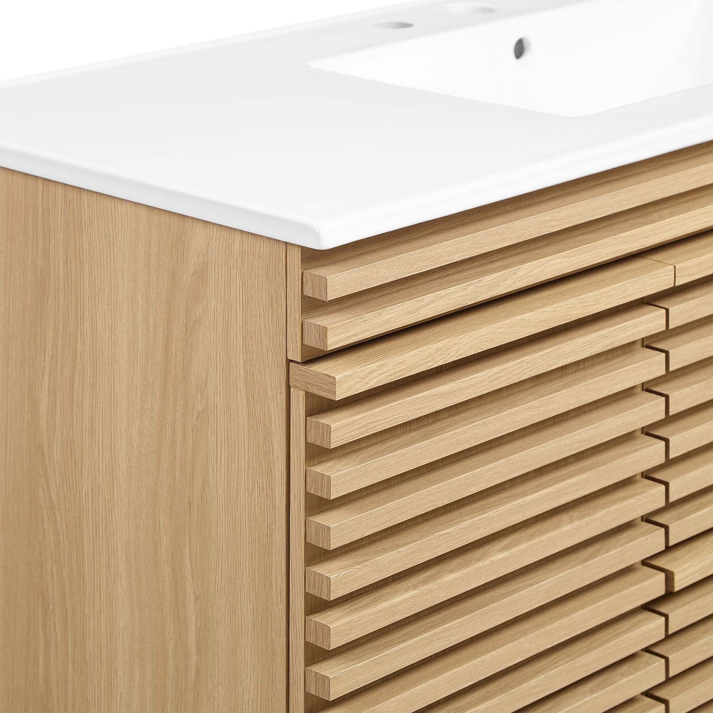 Render 48" Wall-Mount Bathroom Vanity by Modway