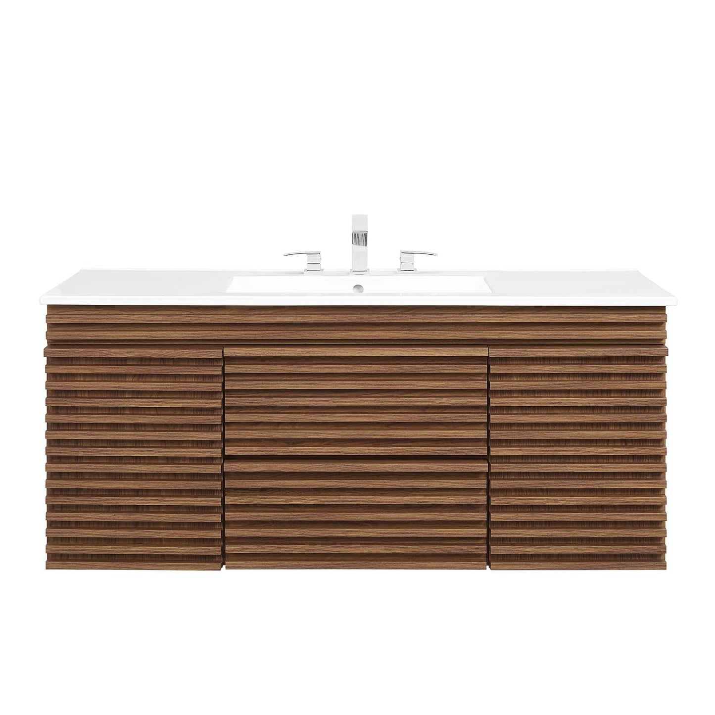 Render 48" Wall-Mount Bathroom Vanity by Modway