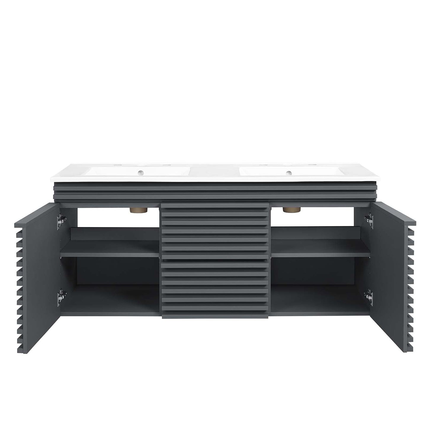 Render 48" Wall-Mount Bathroom Vanity by Modway