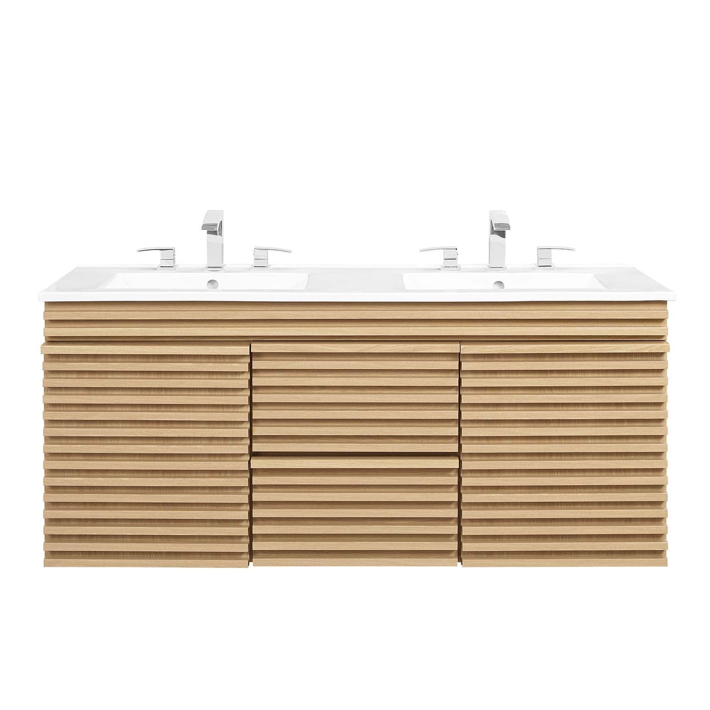Render 48" Wall-Mount Bathroom Vanity by Modway