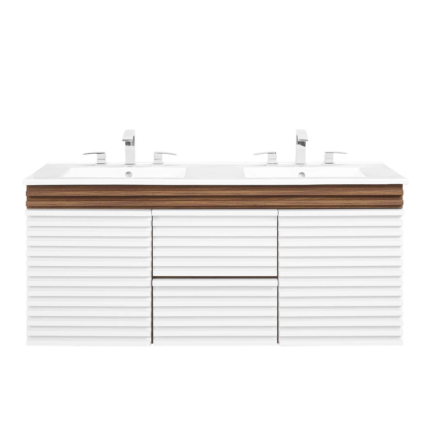 Render 48" Wall-Mount Bathroom Vanity by Modway