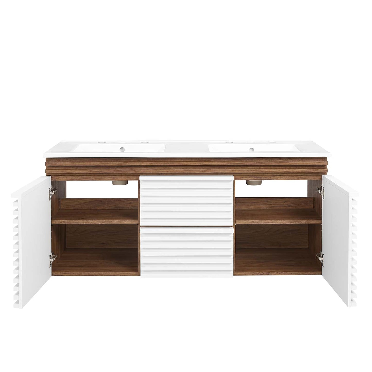 Render 48" Wall-Mount Bathroom Vanity by Modway