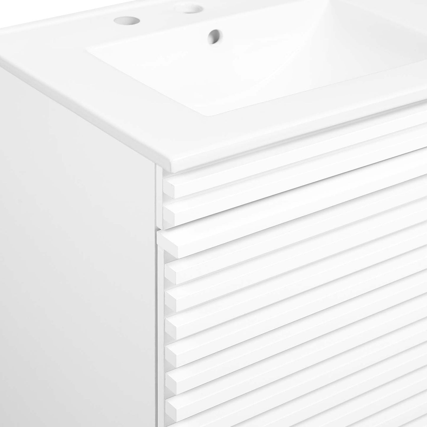 Render 48" Wall-Mount Bathroom Vanity by Modway