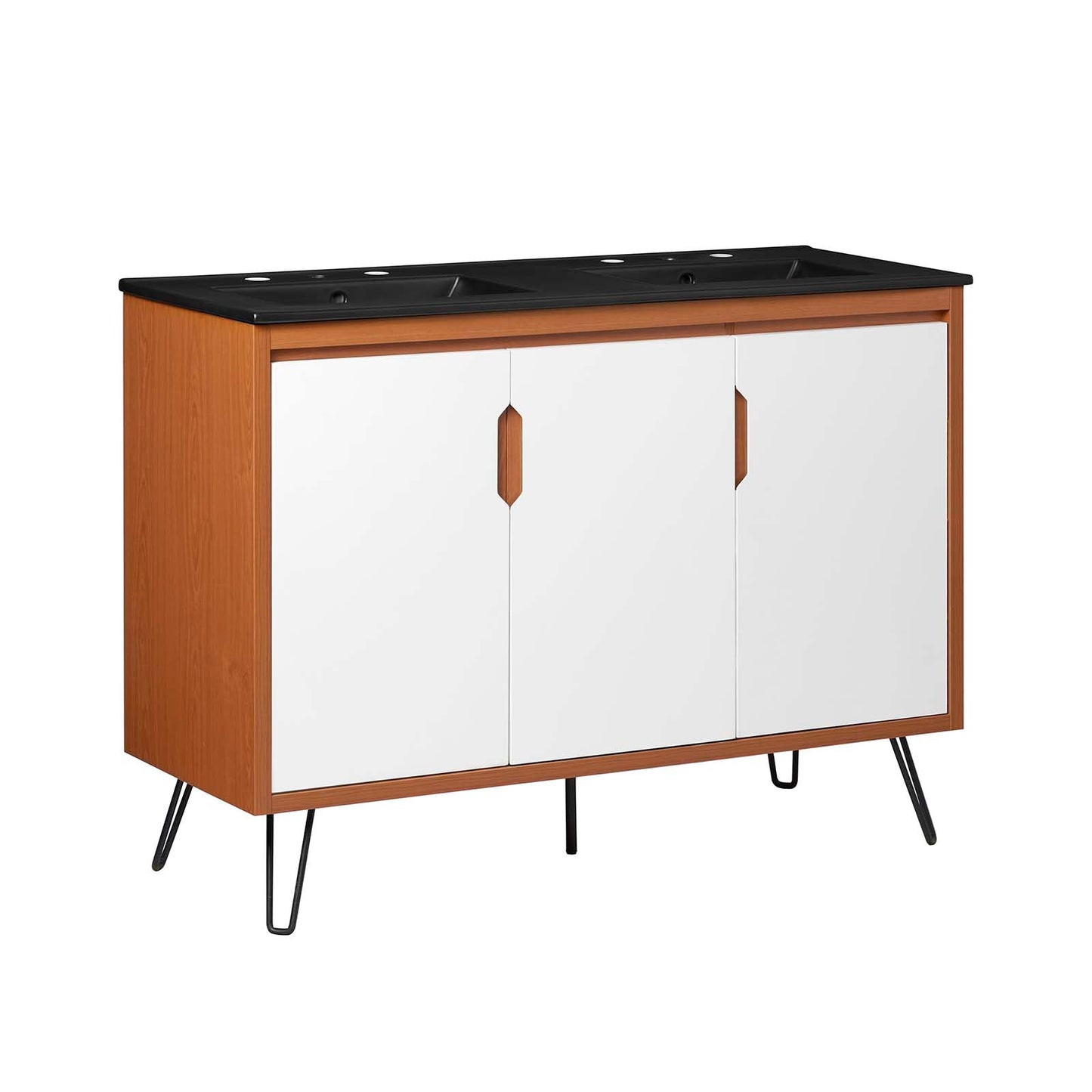 Energize 48" Double Sink Bathroom Vanity by Modway