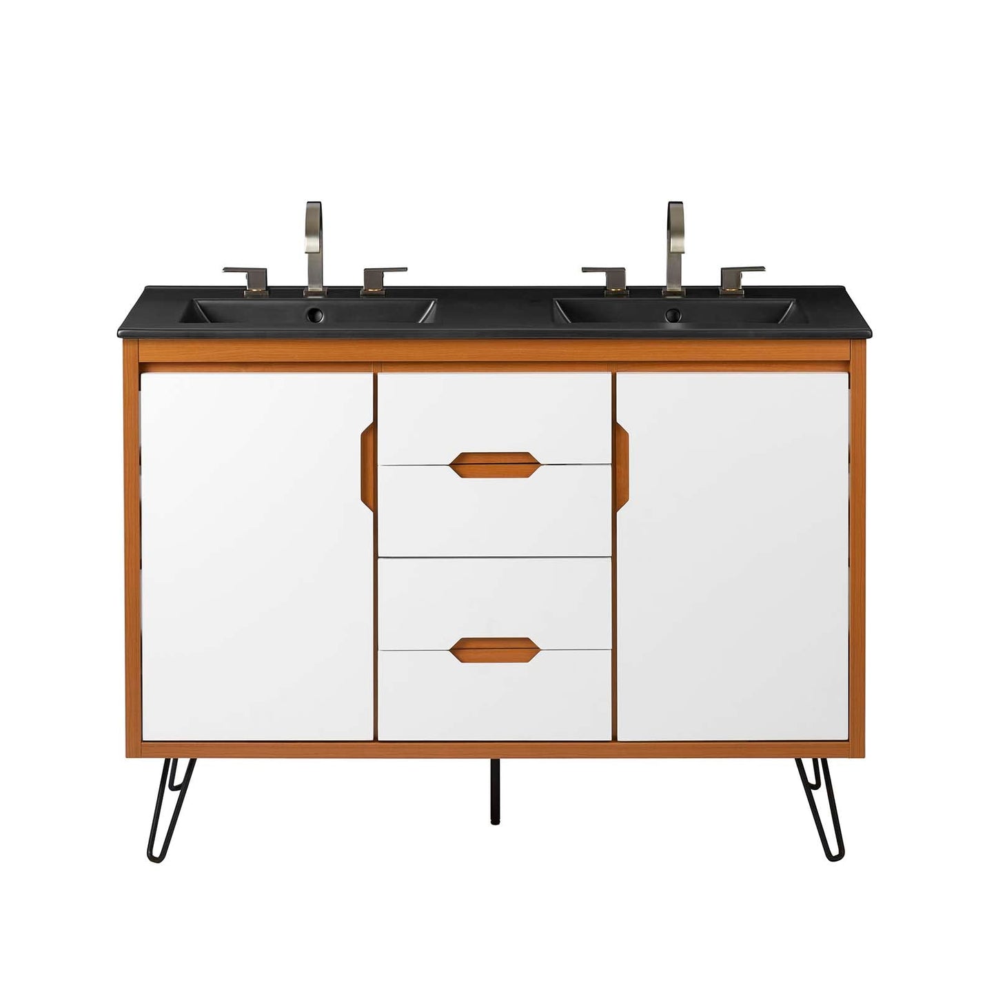 Energize 48" Double Sink Bathroom Vanity by Modway