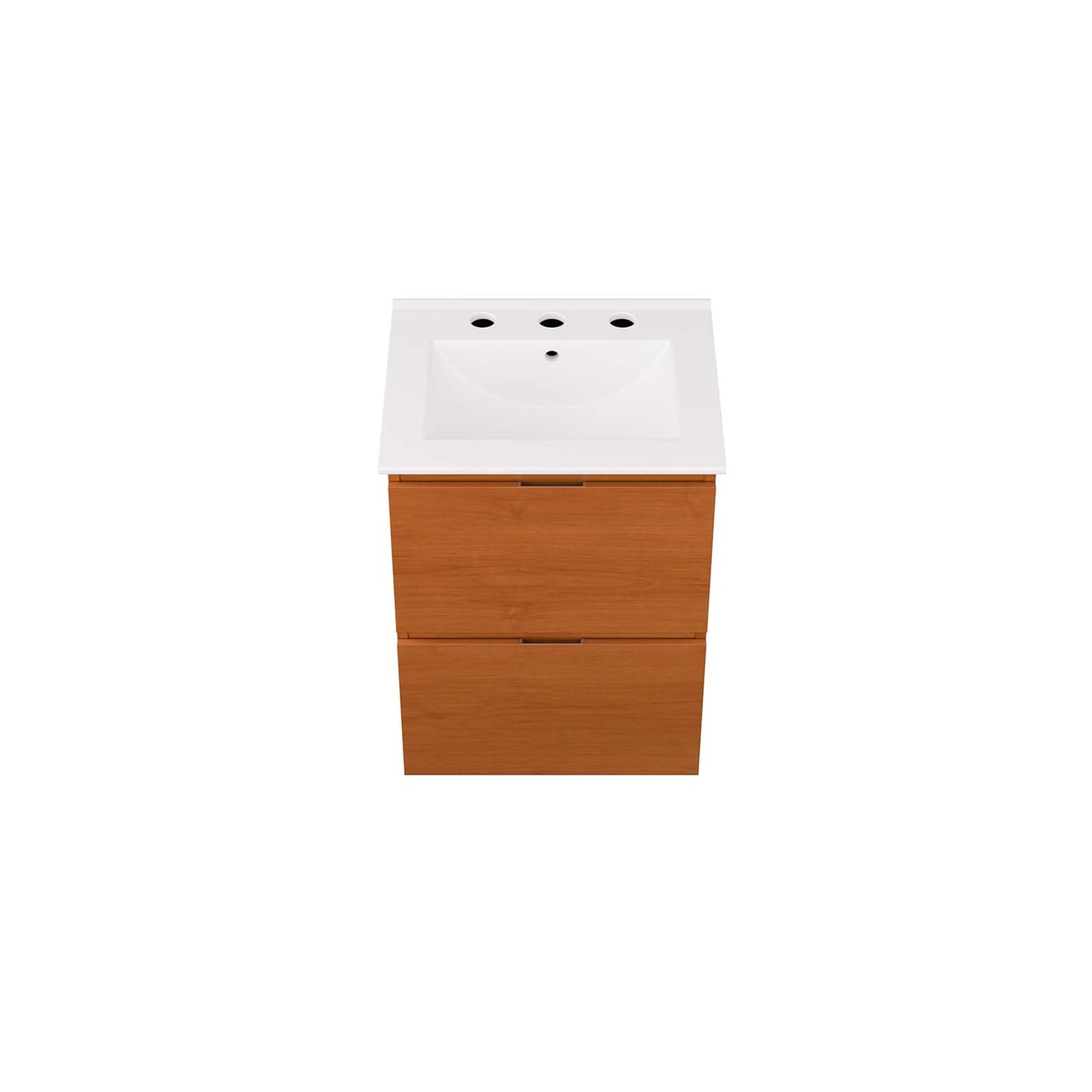 Scenic 18" Wall-Mount Bathroom Vanity by Modway
