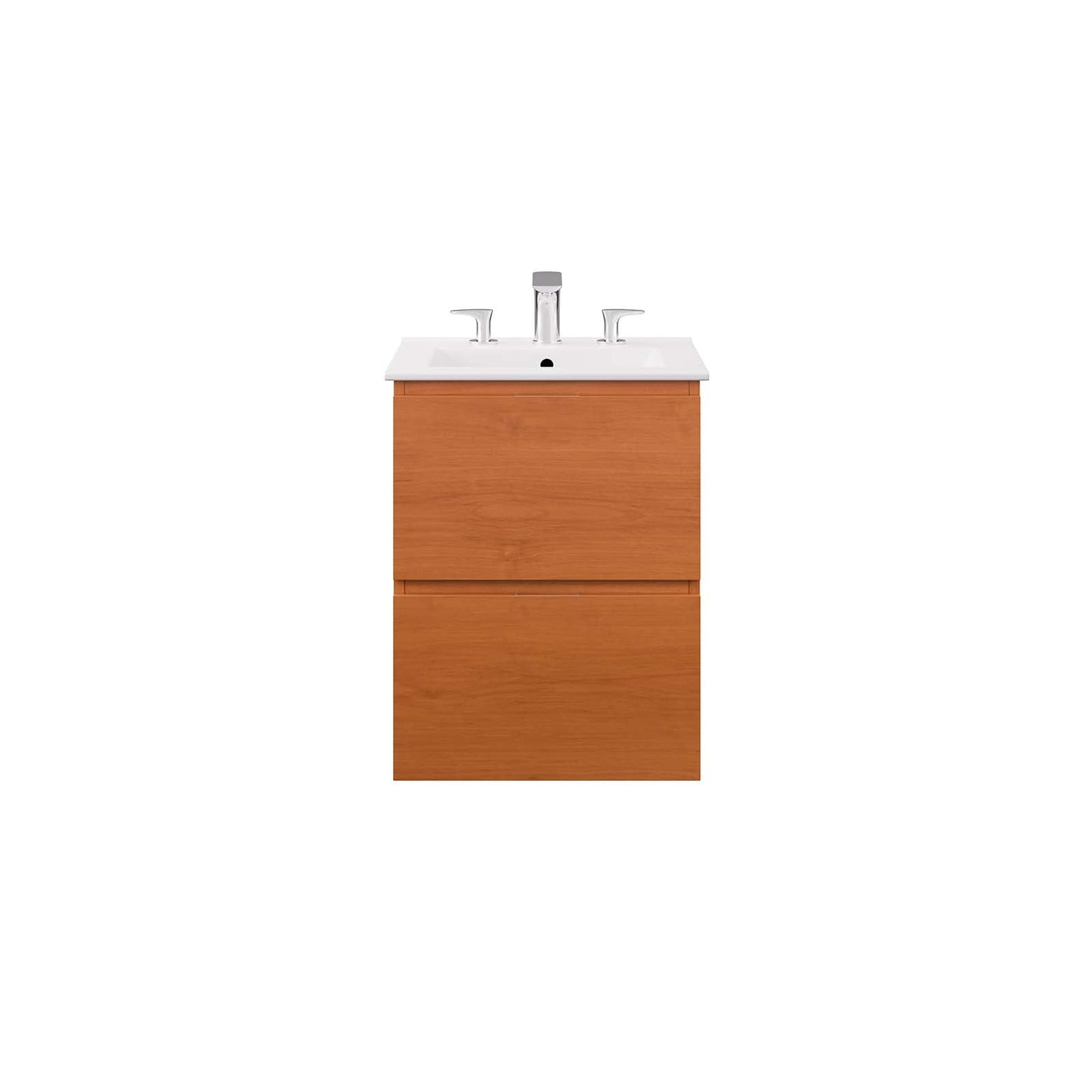 Scenic 18" Wall-Mount Bathroom Vanity by Modway