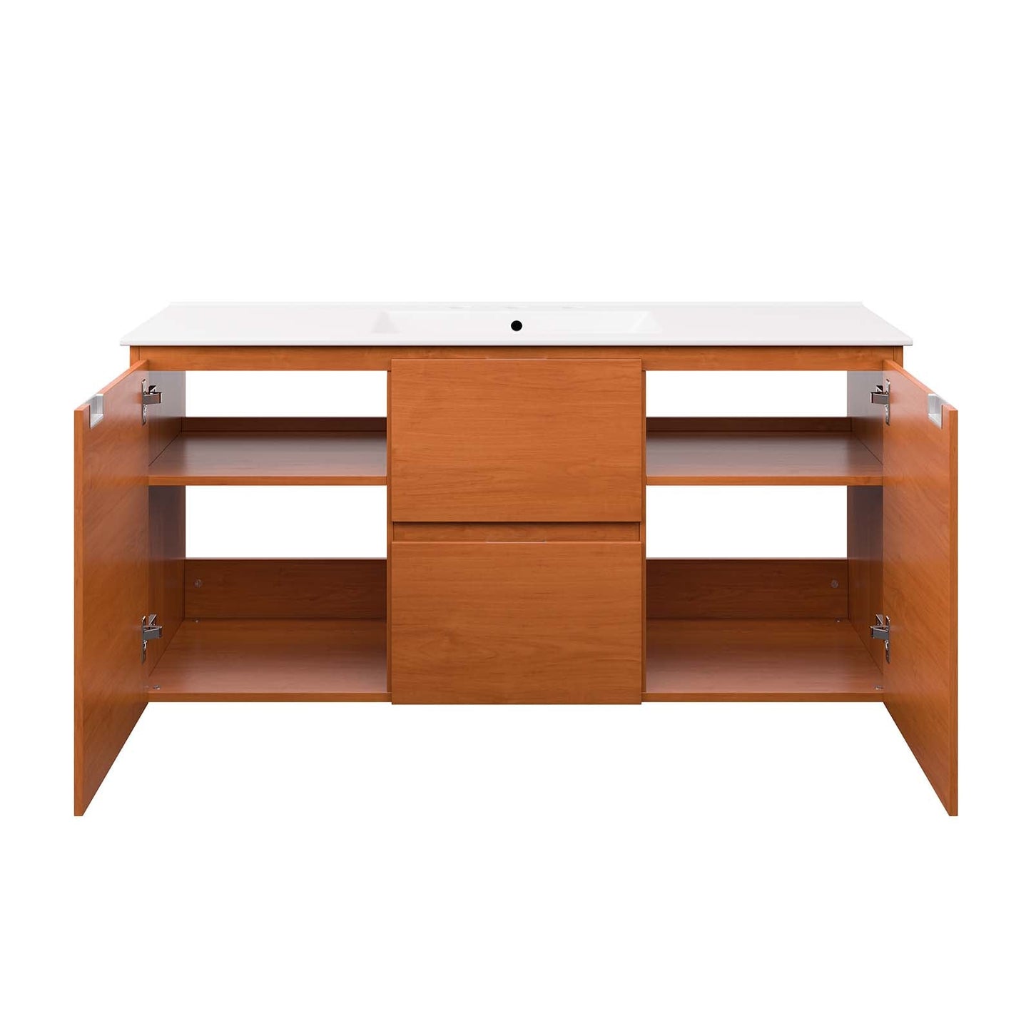 Scenic 48" Wall-Mount Bathroom Vanity by Modway