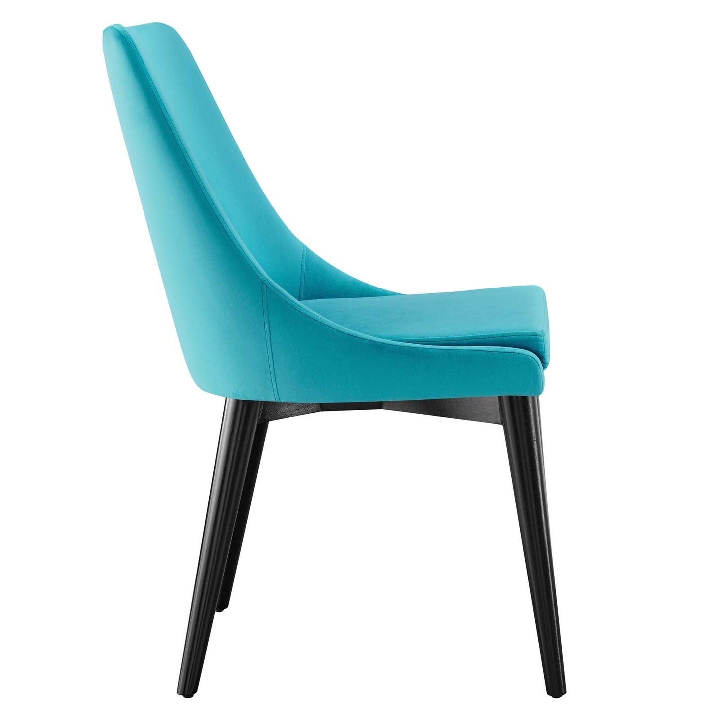 Viscount Accent Performance Velvet Dining Chairs Set of 2 by Modway
