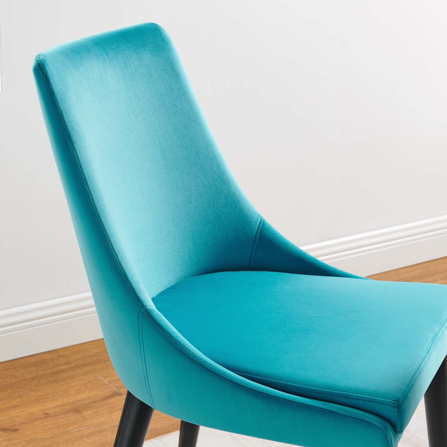 Viscount Accent Performance Velvet Dining Chairs Set of 2 by Modway