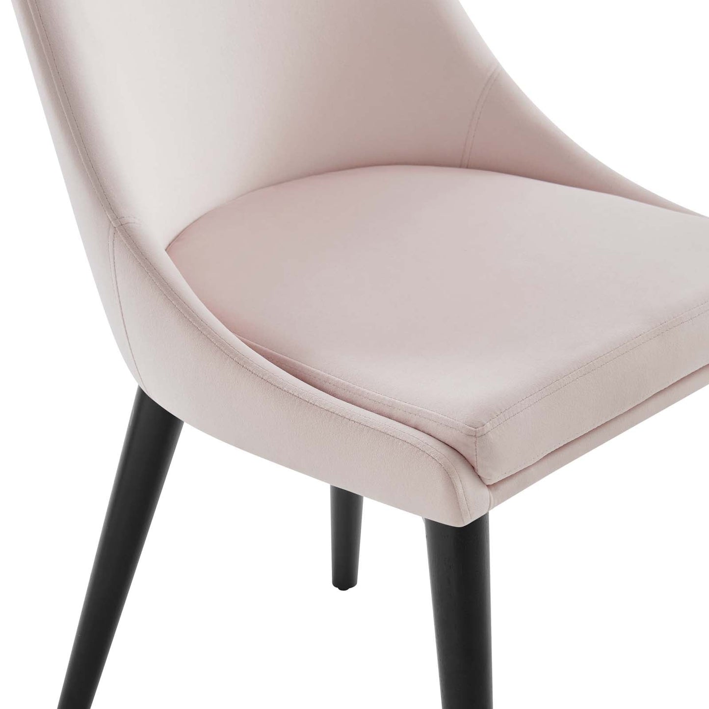Viscount Accent Performance Velvet Dining Chairs Set of 2 by Modway