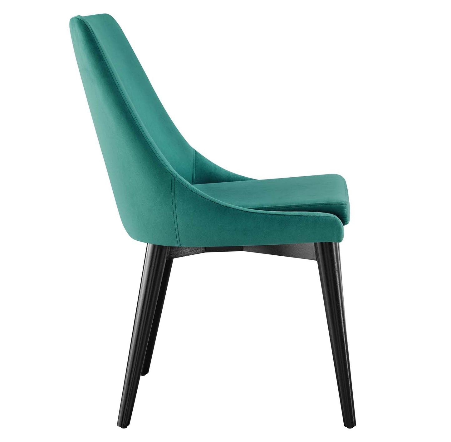 Viscount Accent Performance Velvet Dining Chairs Set of 2 by Modway
