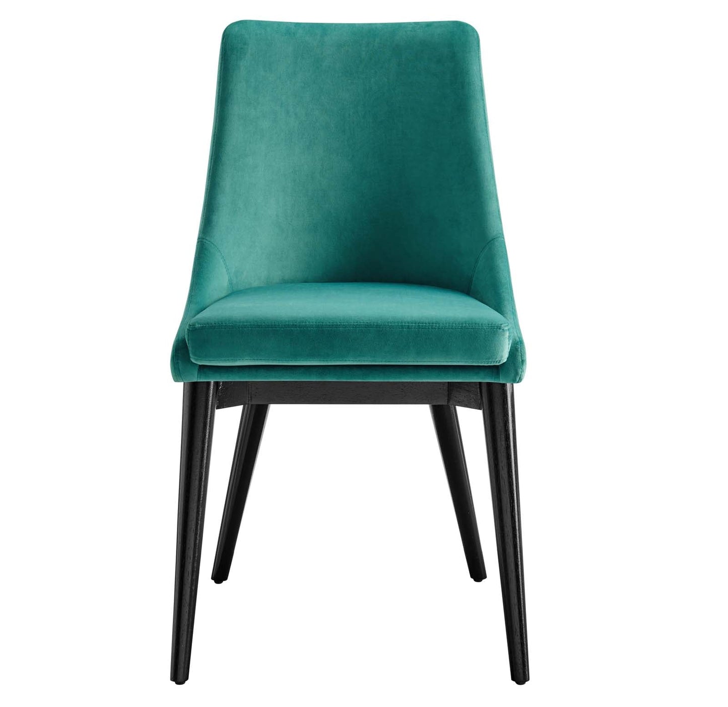 Viscount Accent Performance Velvet Dining Chairs Set of 2 by Modway