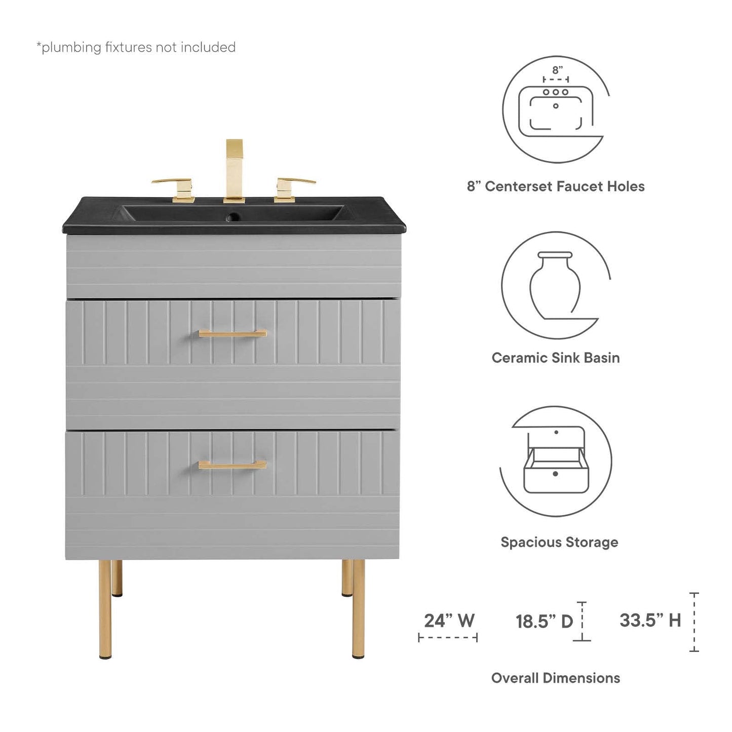 Daybreak 24" Bathroom Vanity by Modway