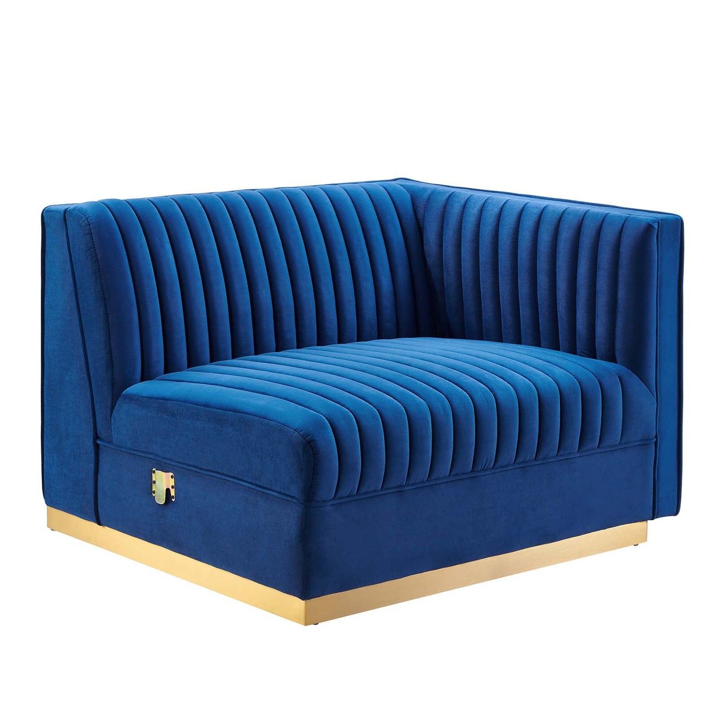 Sanguine Channel Tufted Performance Velvet Modular Sectional Sofa Loveseat by Modway