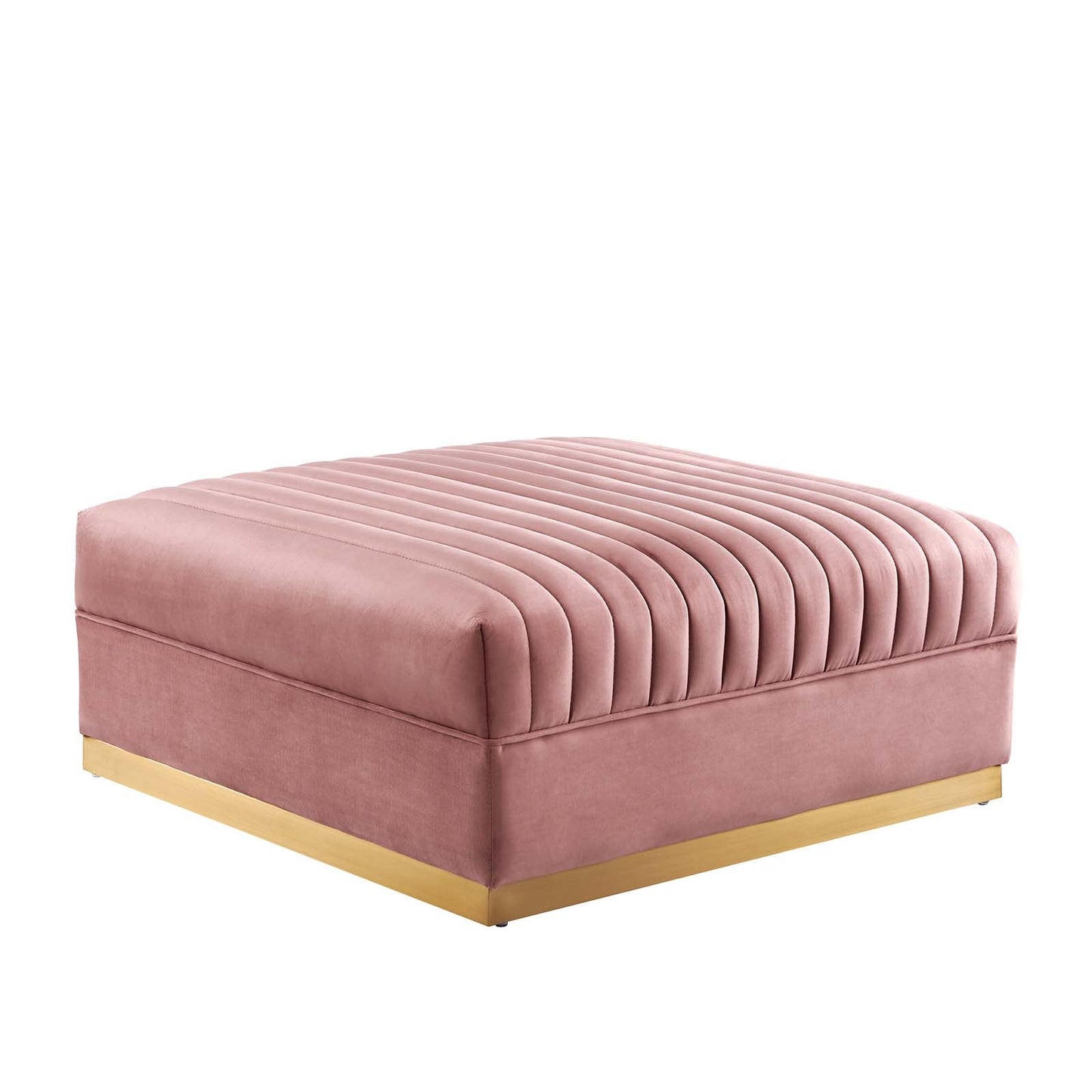 Sanguine 4-Piece Channel Tufted Performance Velvet Modular Sectional Sofa by Modway
