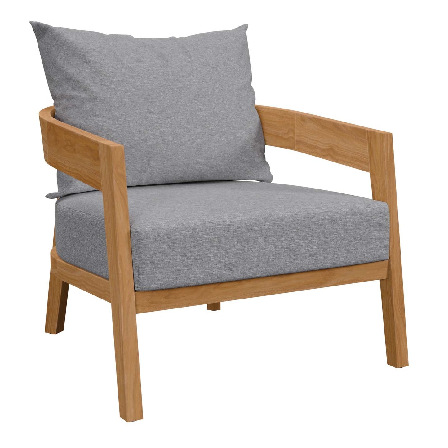 Brisbane 6-Piece Teak Wood Outdoor Patio Set by Modway