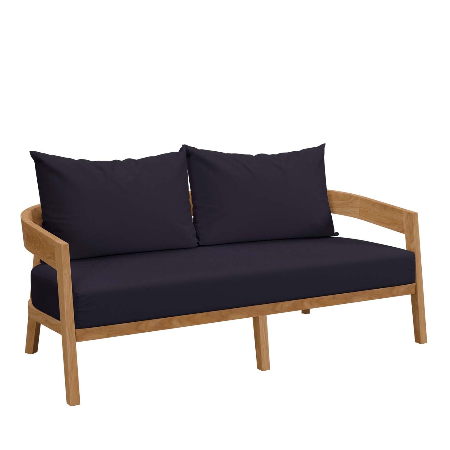 Brisbane 6-Piece Teak Wood Outdoor Patio Set by Modway
