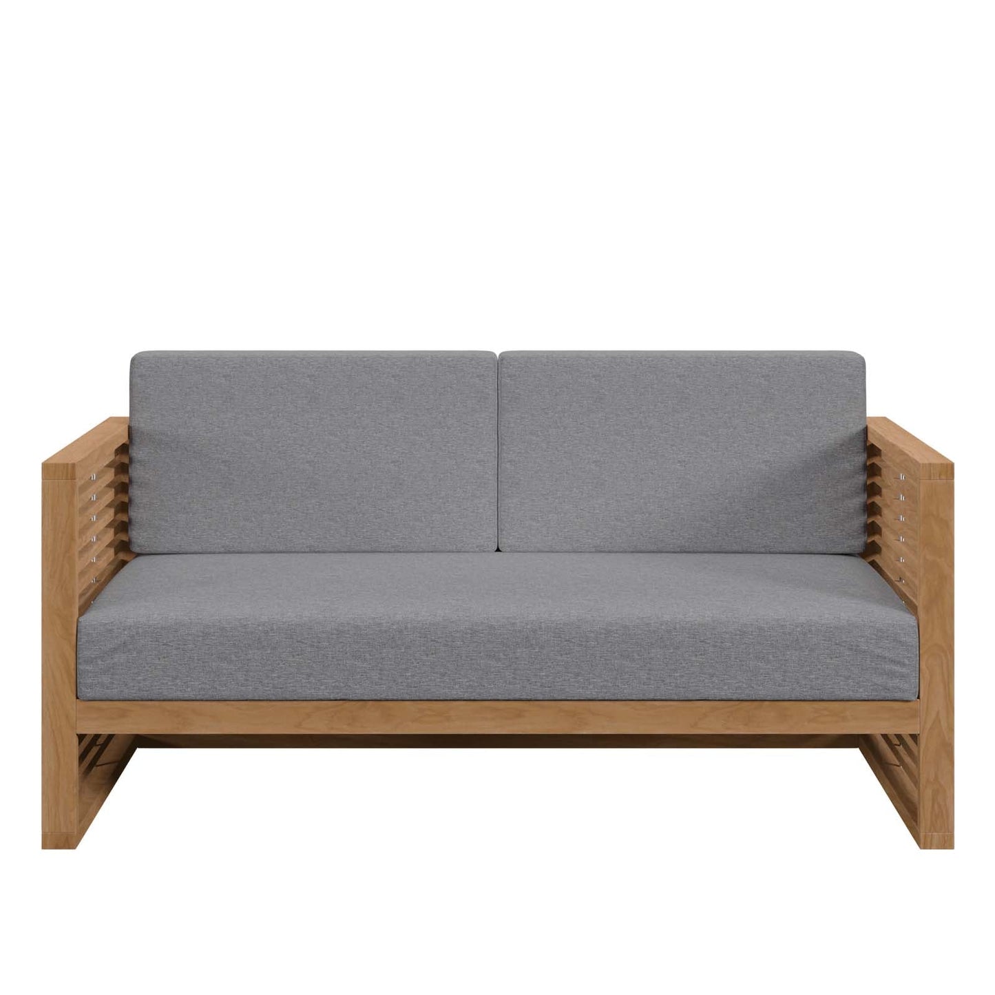 Convene 7 Piece Sectional Set in Espresso Turquoise