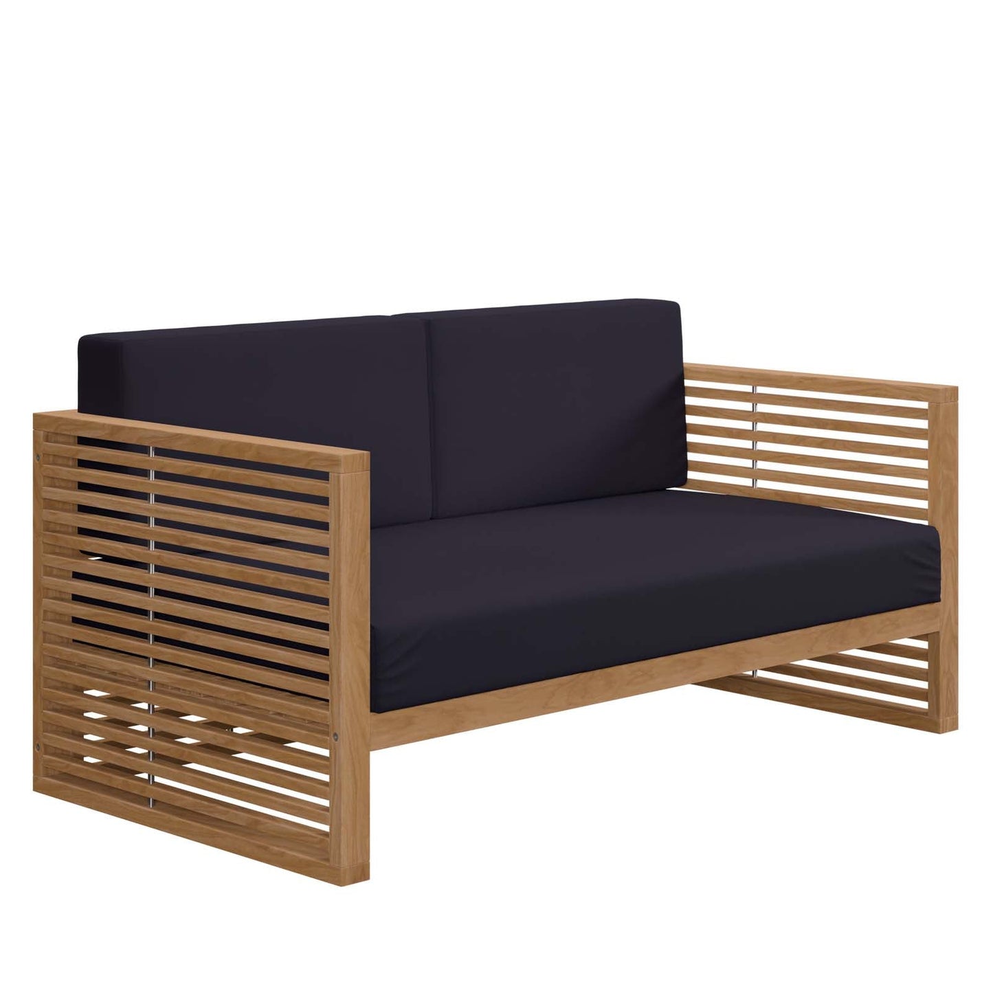 Convene 9 Piece Sectional Set in Espresso Turquoise