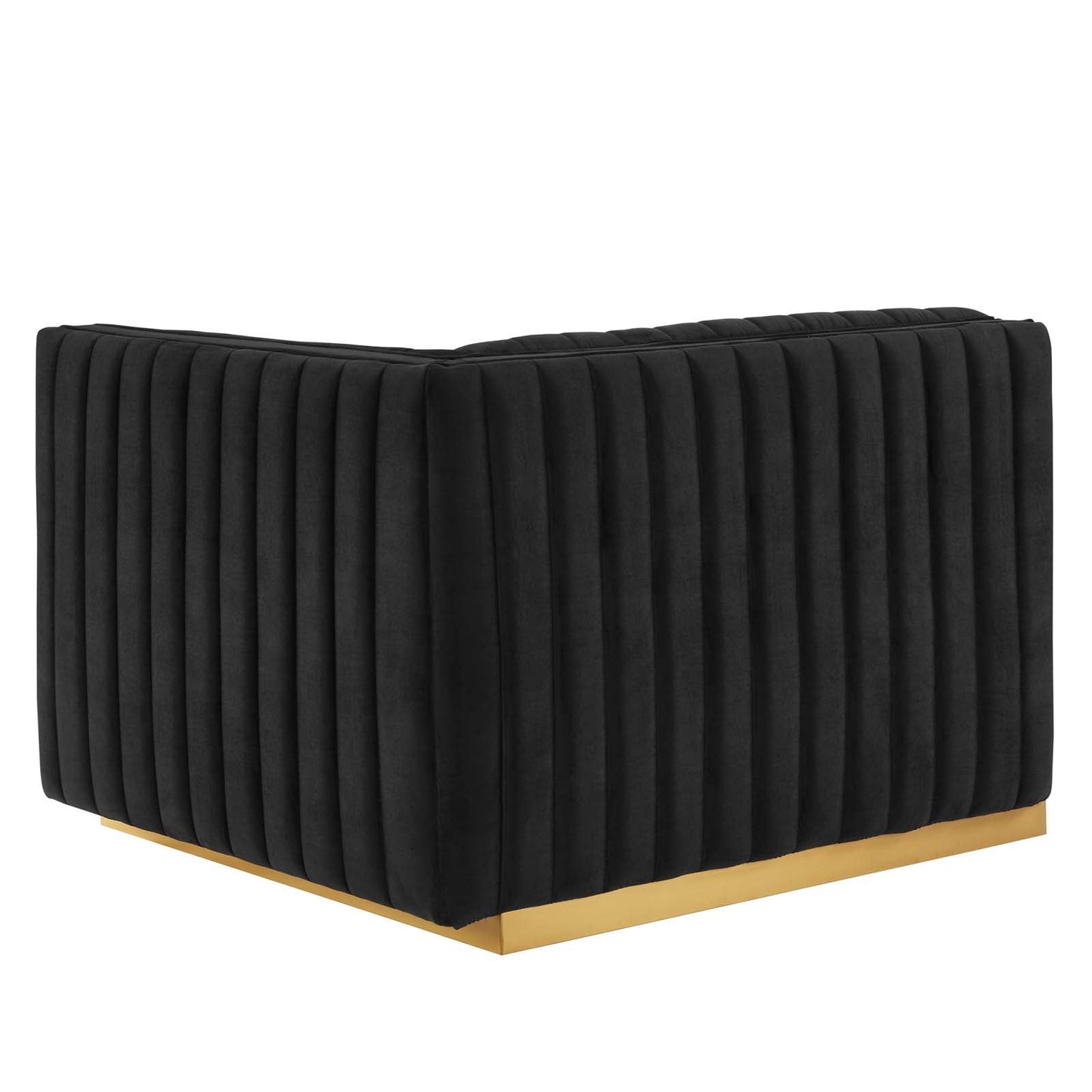 Conjure Channel Tufted 4-Piece Performance Velvet
