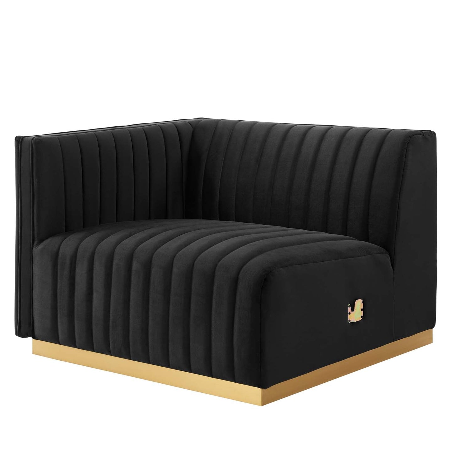 Conjure Channel Tufted 4-Piece Performance Velvet