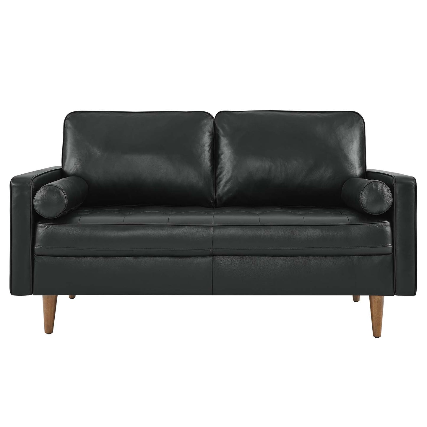 Valour Leather Loveseat by Modway