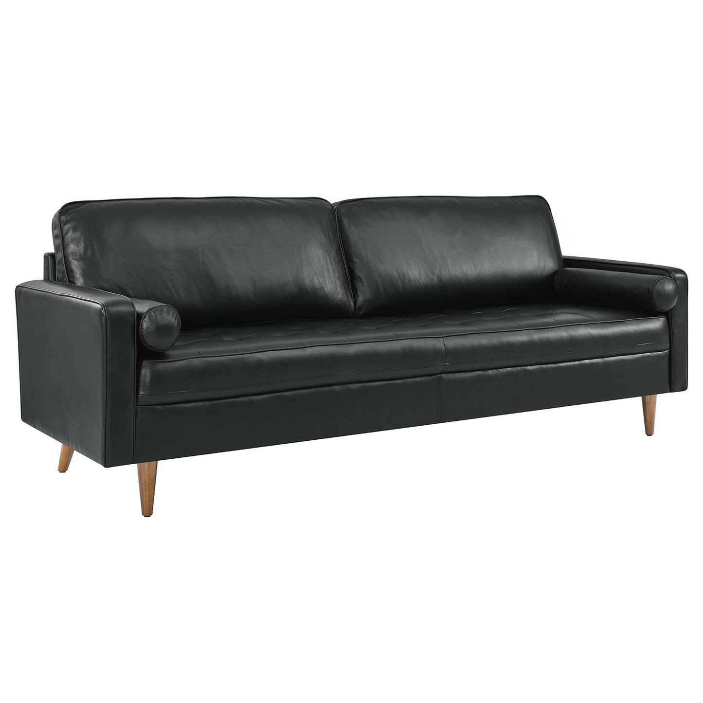 Valour 88" Leather Sofa by Modway