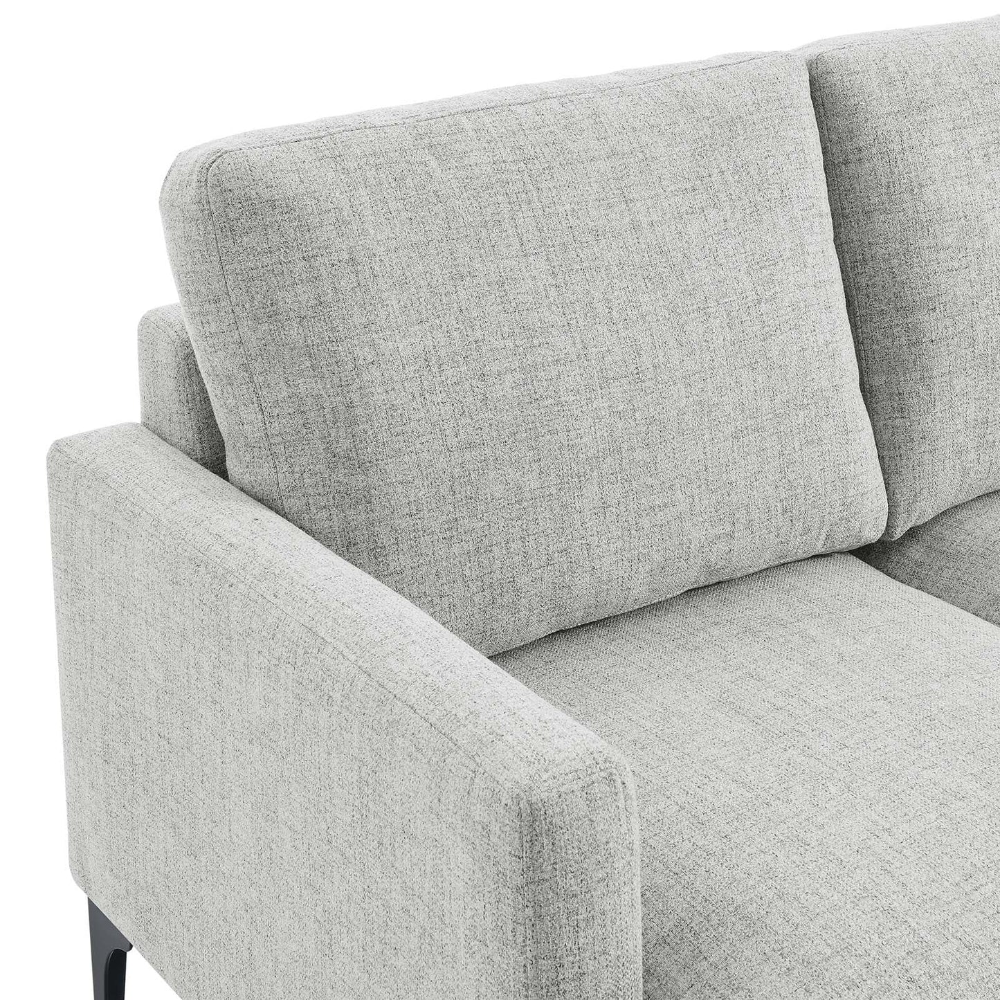 Evermore Right-Facing Upholstered Fabric Sectional Sofa by Modway