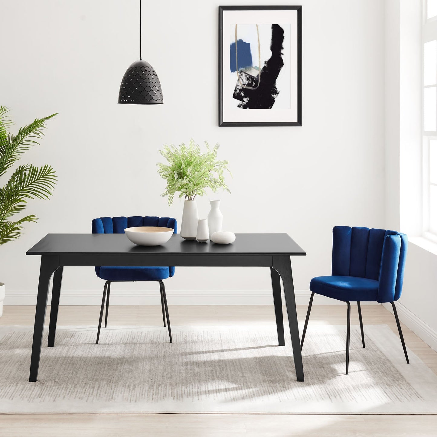 Juxtapose 63Ó Rectangle Dining Table by Modway