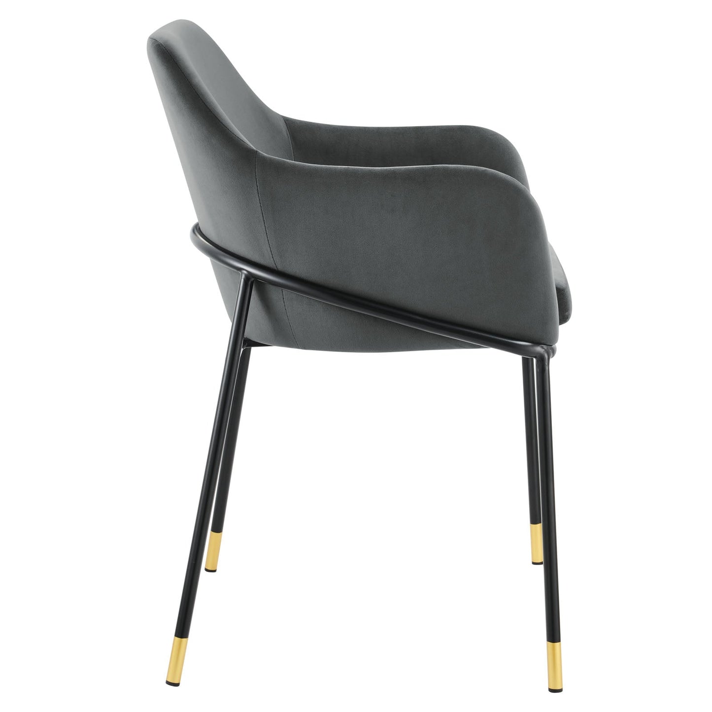Jovi Performance Velvet Dining Armchair Set of 2 by Modway